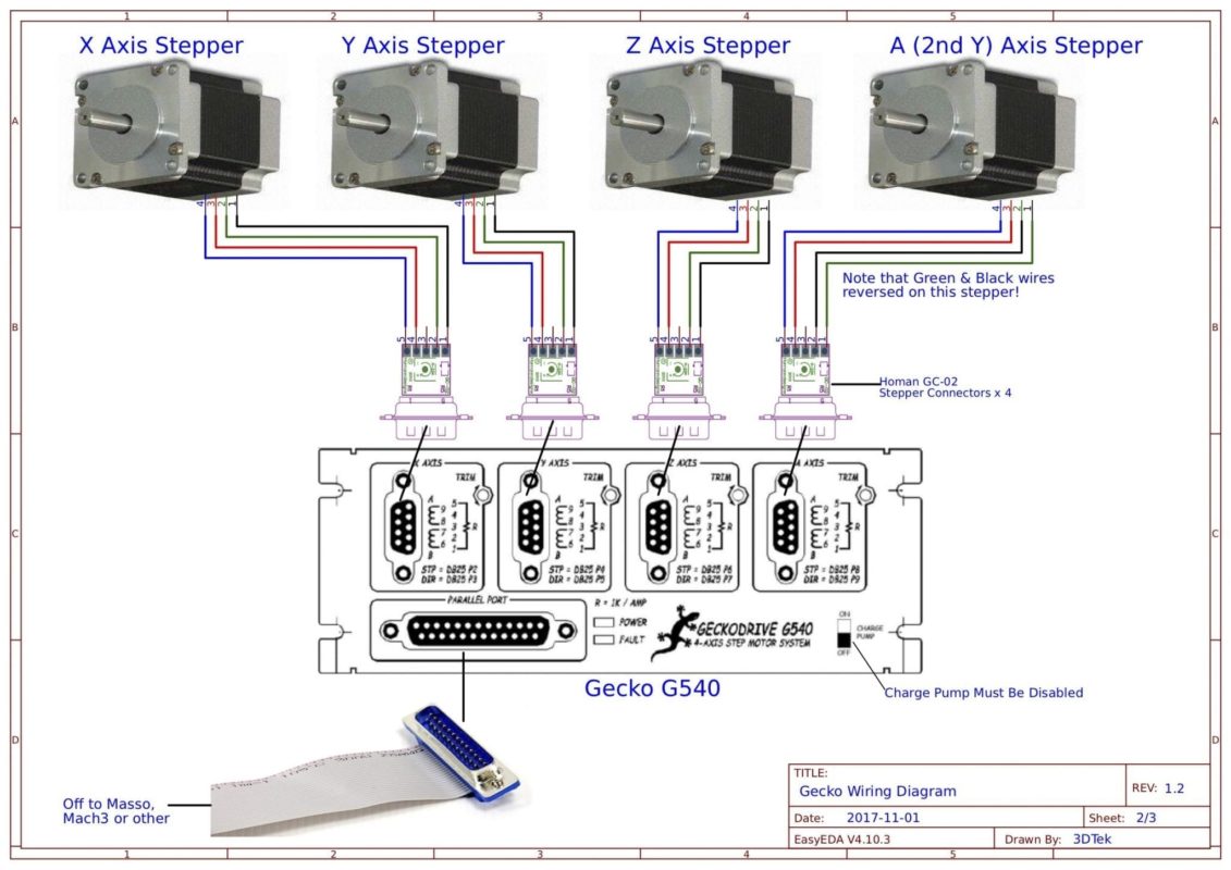 gecko g540 4 axis stepper driver