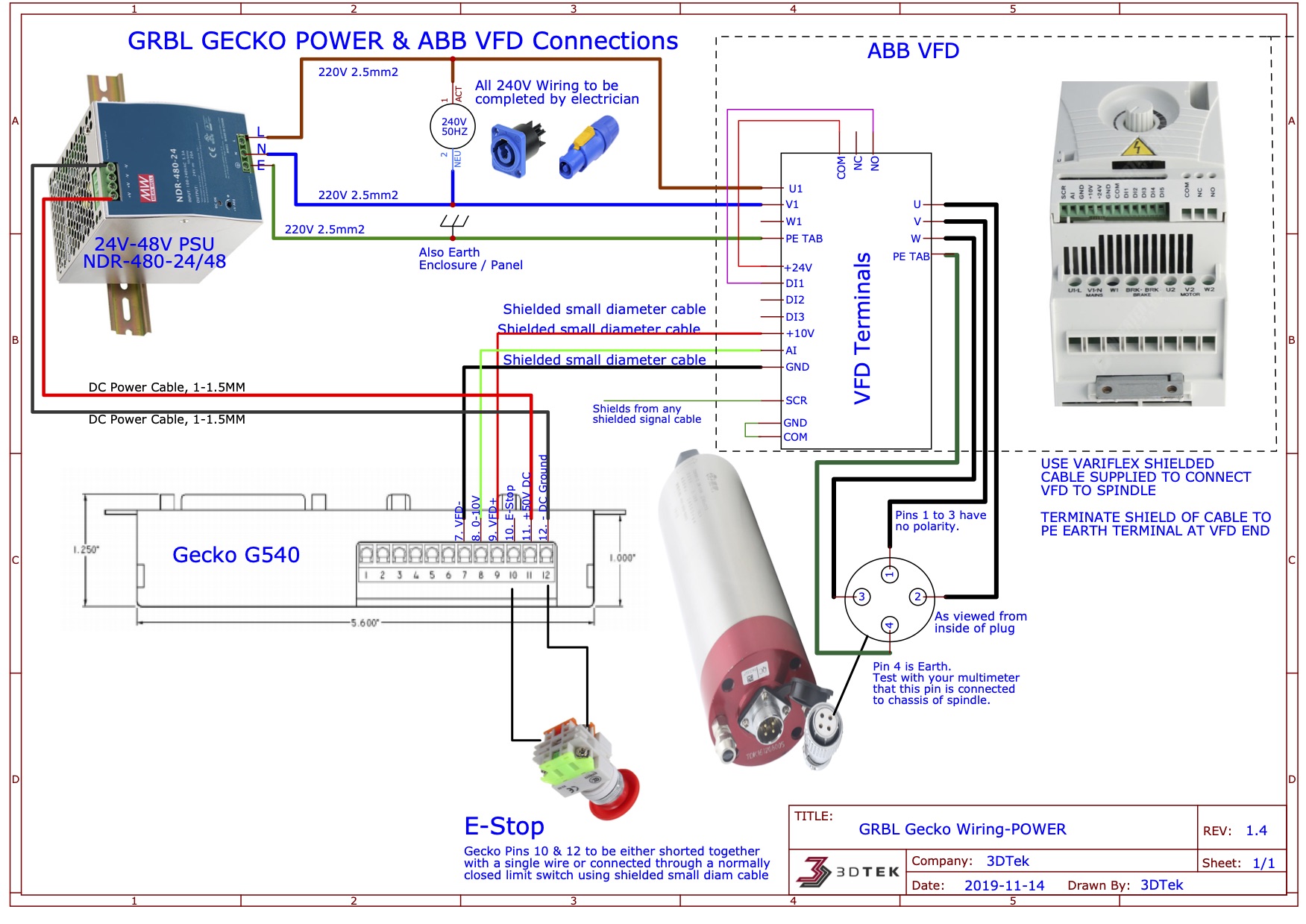 Gecko G540 Wiring Diagram from www.3dtek.xyz